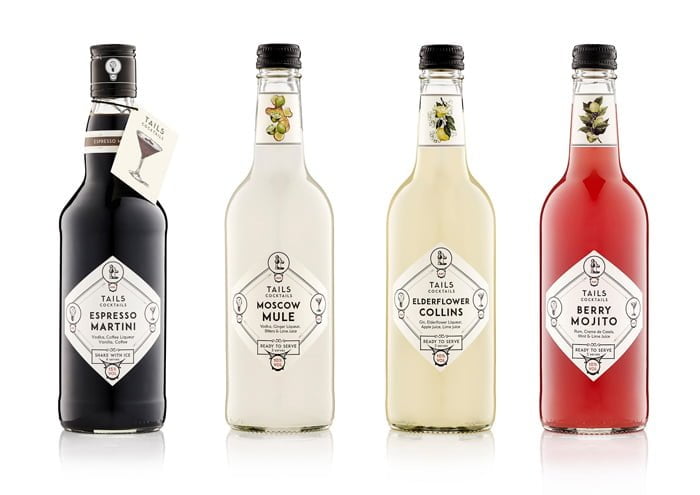 Tesco listing for Tails Cocktails
