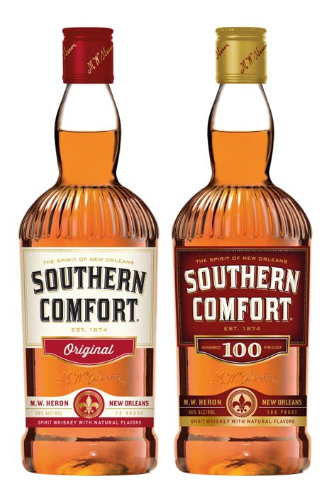Southern Comfort Original and 100 proof