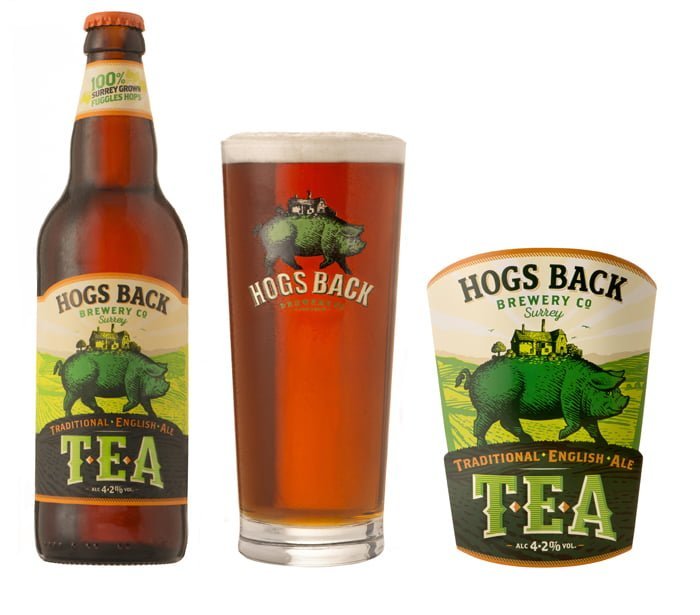New branding for Hogs Back Brewery TEA as the brewery marks its 25th anniversary