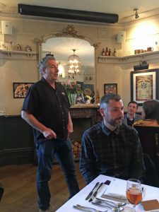 Steve Grossman at Sierra Nevada dinner at the White Horse Parson's Green