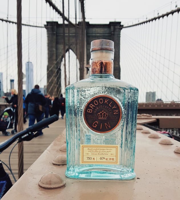 Brooklyn Gin on the Brooklyn Bridge