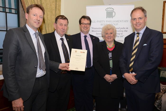 The Logan Rock Inn, in Treen, near Penzance, has been named as the first-ever Charity Fundraising Pub of the Year.