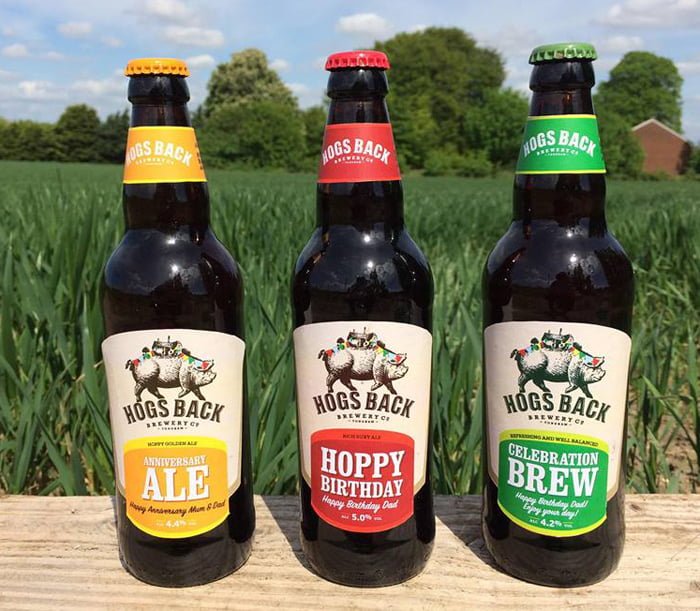 Hogs Back Brewery Moonpig ales