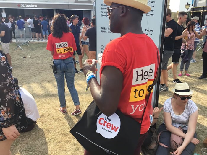 Drinkaware Crew at Festival