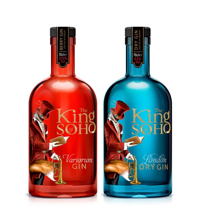 The King of Soho Variorium and Original Dry Gin