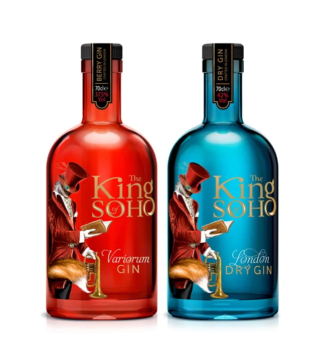 The King of Soho Variorium and Original Dry Gin