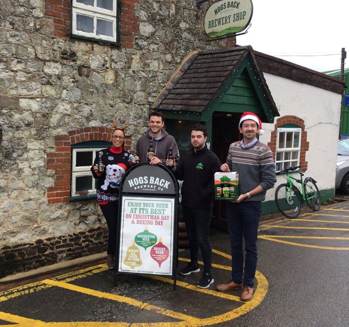Christmas 2018 at the Hogs Back Brewery
