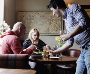Eating out at the pub