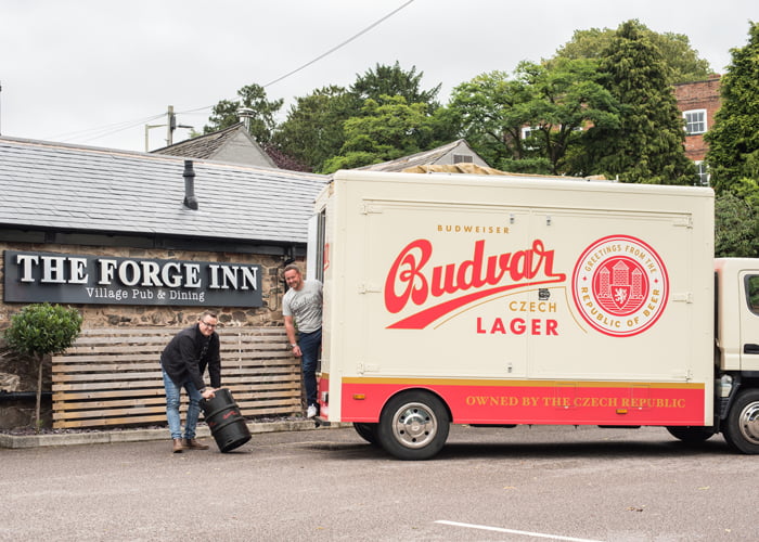 Budvan delivery to The Forge