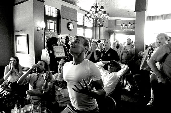 Watching People Watching Football In Pubs