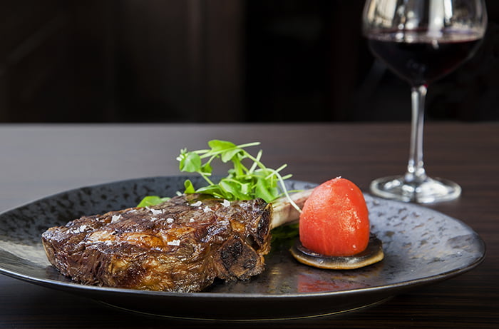 Chef Mark Greenaway serves Campbell Brothers beef