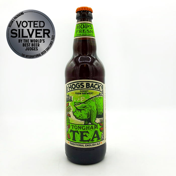 Hogs Back Tongham TEA IBC Silver Medal for Design & Packaging