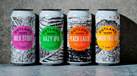 Badger's Outland range of craft beers