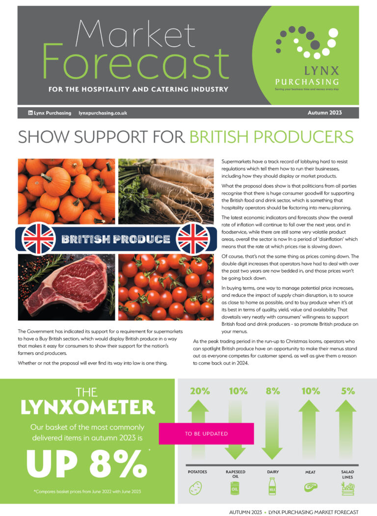 Lynx Purchasing Market Forecast Autumn 2023