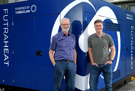 (l-r): Hepworth Brewery chairman Andy Hepworth with Futraheat CEO Tom Taylor