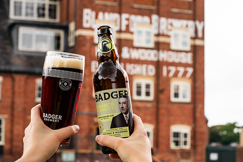 Frank's Integrity, this year's Founder's Day beer from Hall & Woodhouse