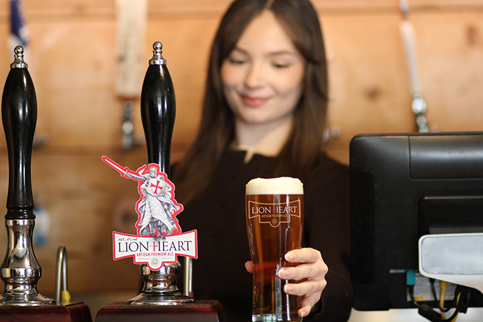 Lionheart premium artisan cask ale