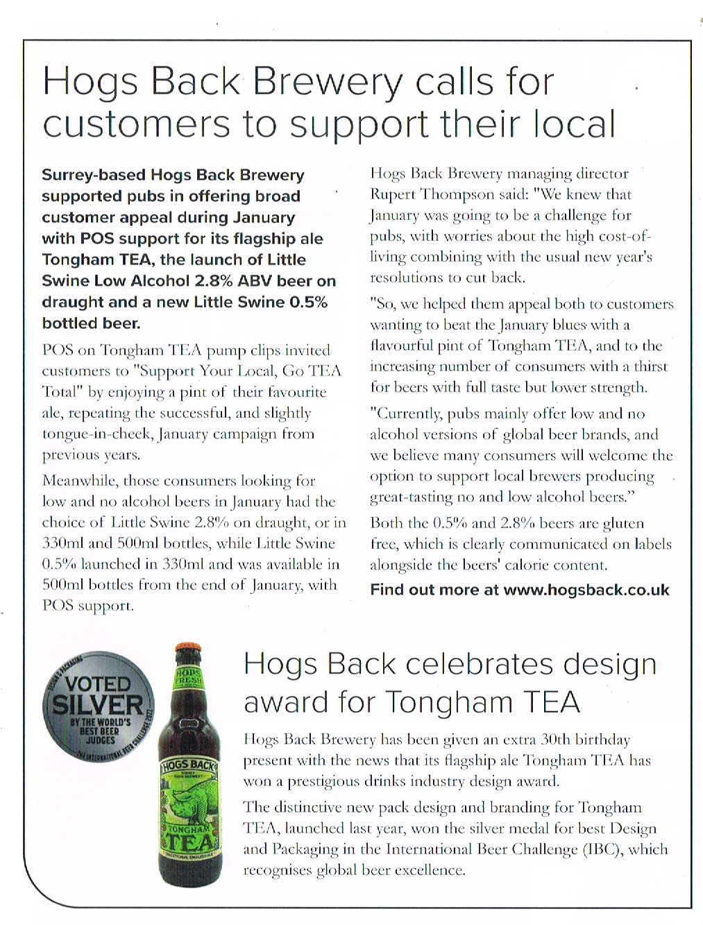 SIBA Independent Brewer Spring 23 clip